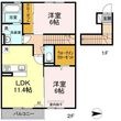 パステル城山の間取図