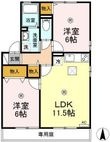 広島市佐伯区三筋1丁目の間取図