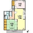 セジュール大谷B棟の間取図