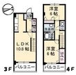 広島市安佐南区中筋1丁目の間取図