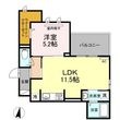 グランテリア楽々園Sの間取図