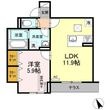 広島市中区西川口町の間取図