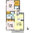 ボヌールKの間取図