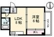 広島市西区三篠町1丁目の間取図