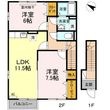 セジュール櫻 C棟の間取図