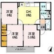 写真：アビーロード　D棟2階の間取図