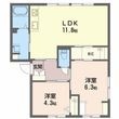 廿日市市宮内の間取図
