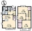 広島市佐伯区三筋1丁目の間取図