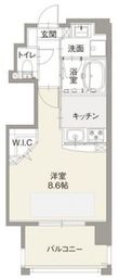 広島市南区宇品御幸3丁目の間取図