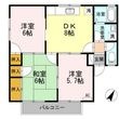 セジュール中相田Ⅰ棟の間取図