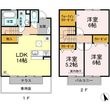 広島市佐伯区五日市町大字皆賀の間取図