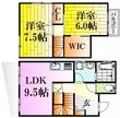 広島市東区牛田旭2丁目の間取図