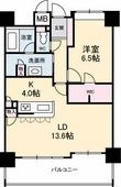 広島市中区幟町の間取図