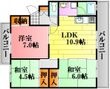 広島市安佐南区伴東2丁目の間取図