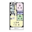 プラザ初雪A-Ⅰの間取図