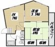 広島市中区大手町5丁目の間取図