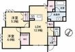 広島市東区戸坂山崎町の間取図