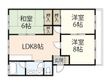 広島市西区古江西町の間取図
