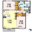 広島市南区東雲2丁目の間取図