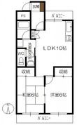 広島市佐伯区海老園2丁目の間取図