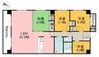 広島市西区古江西町の間取図