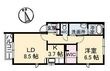 広島市南区翠5丁目の間取図
