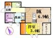 広島市安佐北区可部2丁目の間取図