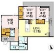 広島市安佐南区古市3丁目の間取図