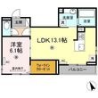 ベルヴュー舟入の間取図