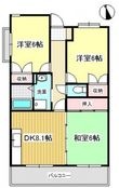 オーヂ八幡東の間取図