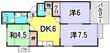 Casa井口Aの間取図