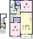 若葉Bの間取図