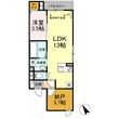 CASAニックスⅣの間取図