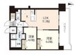 広島市中区国泰寺町1丁目の間取図