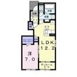 ベルコートAの間取図