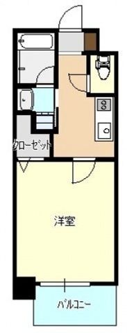 拡大写真:広島市中区舟入南6丁目 2階202の間取り