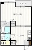 広島市中区榎町の間取図