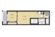 広島市西区草津浜町の間取図