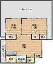 広島市西区観音本町2丁目の間取図