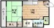 広島市西区南観音７丁目の間取図