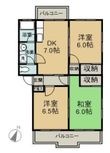 広島市西区古江西町の間取図