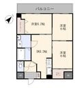 広島市中区昭和町の間取図