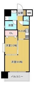 写真：安芸郡府中町大須２丁目3階の間取図