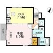 ローズコート堀越の間取図