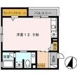 ストゥーディオ雅 B棟の間取図