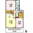 ランピオーネの間取図