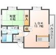 広島市安佐北区亀山2丁目の間取図