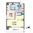 シャーメゾンステージ中央通りの間取図
