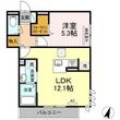 D-roomせのやⅡの間取図
