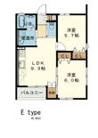 広島市安芸区中野6丁目の間取図